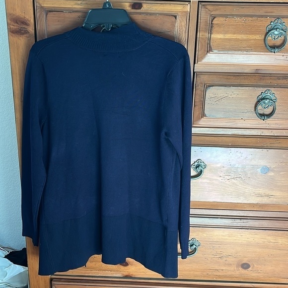 NWOT Spease Women’s Navy Blue Cardigan Size Large - Picture 5 of 9